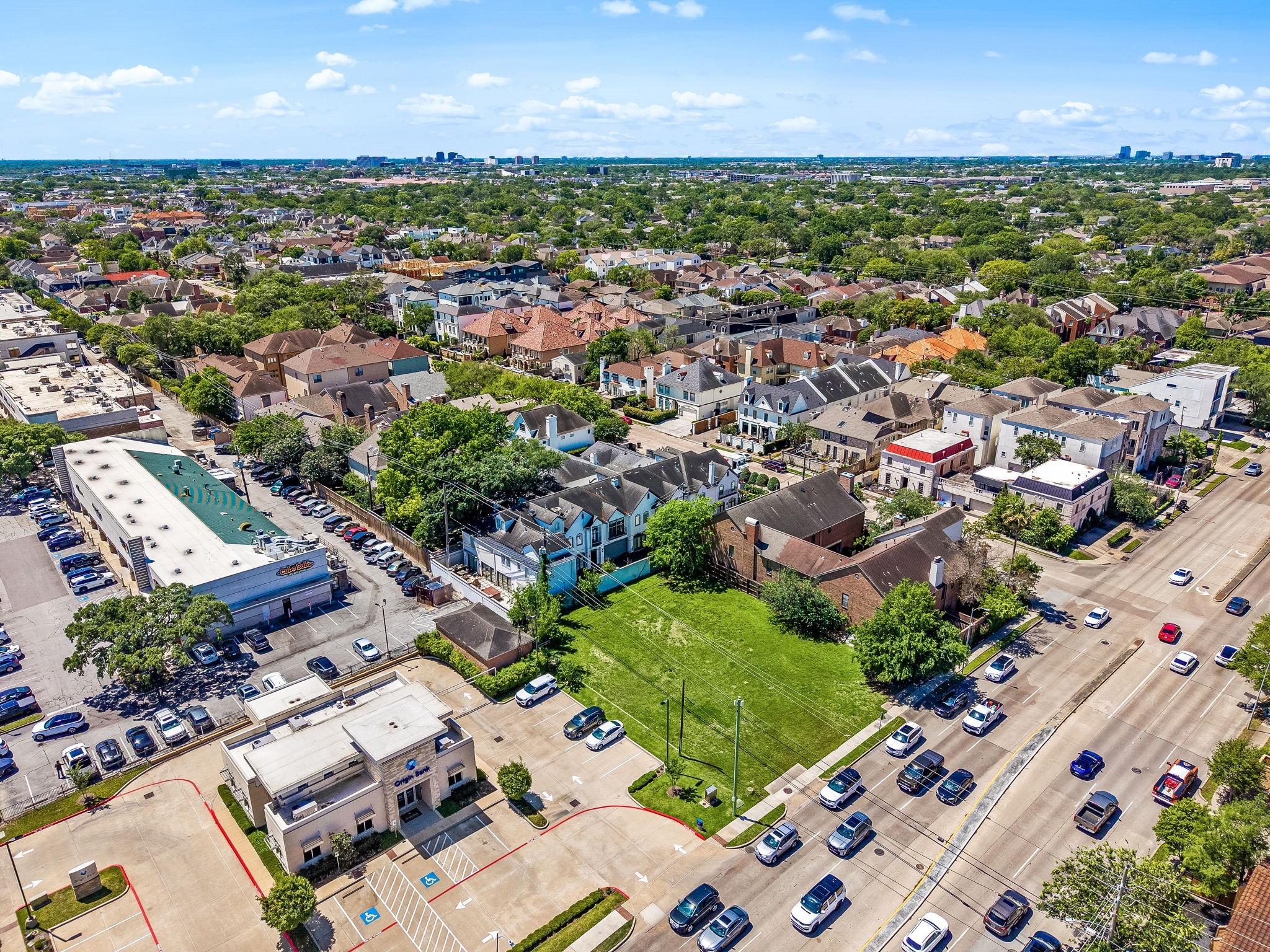 5917 San Felipe Street Houston, TX 77057 - Photo 26 of 41 an aerial view of residential houses with outdoor space