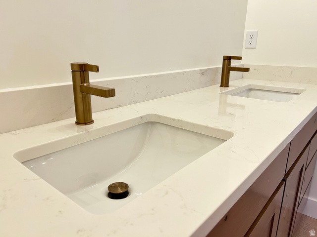6 South 450th West Gunnison, UT 84634 - Photo 28 of 45 Dual undermount sinks set within a light-toned countertop with integrated backsplash