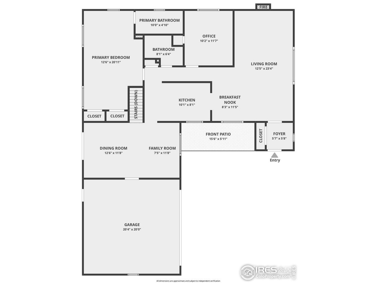 1255 Albion Road Boulder, CO 80305 - Photo 39 of 40 Main floor floorplan