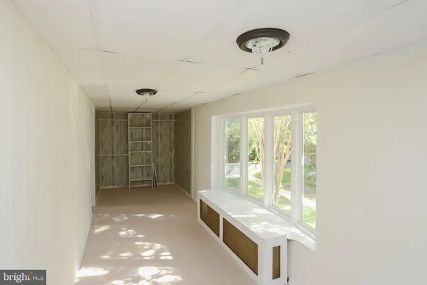 a view of empty room