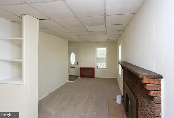 a view of empty room