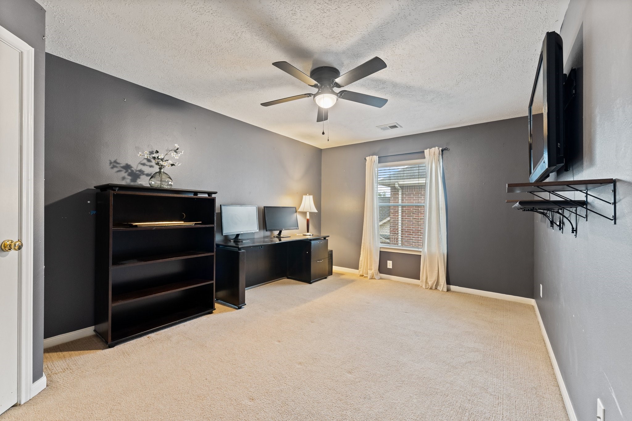 25447 China Springs Spring, TX 77373 - Photo 25 of 45 An oversized secondary bedroom ideal for a gym, guest space, or home office.