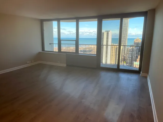 a view of a city from a balcony