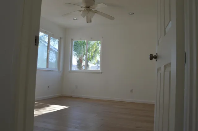 a view of hallway with window