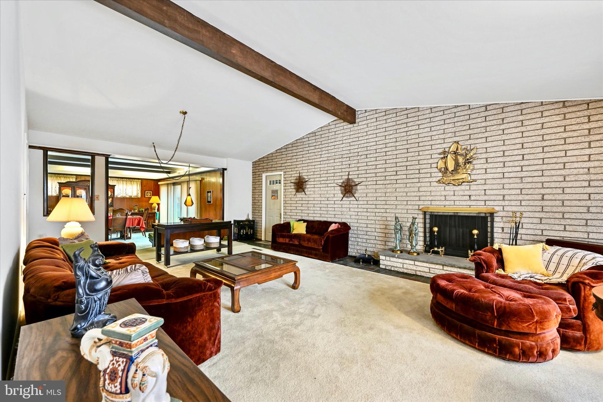 9700 Liberty Road Randallstown, MD 21133 - Photo 6 of 33 Stunning Open Flr Plan w/Wood Burn Brick Fireplace