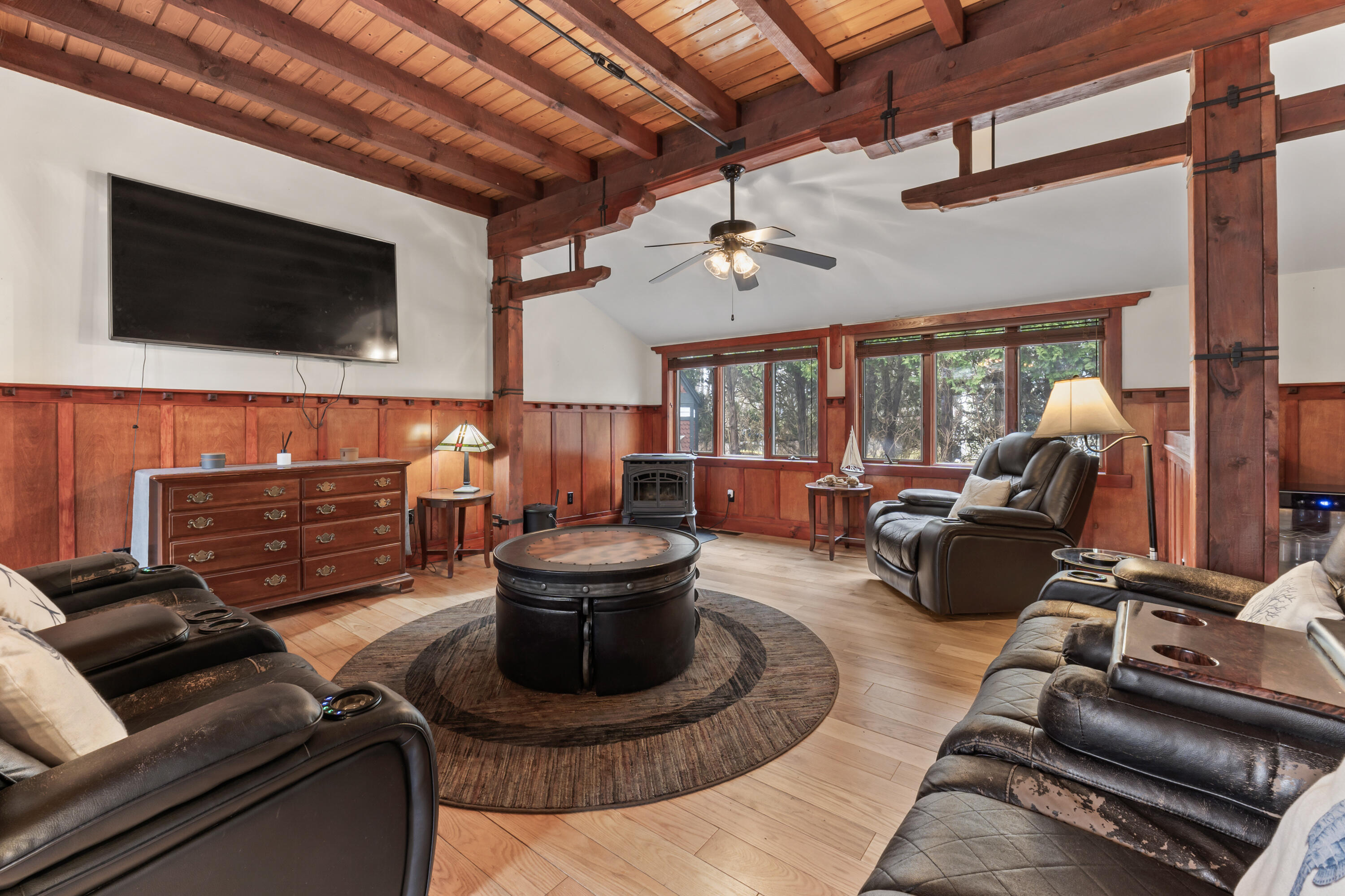 65 Main Street York, ME 03909 - Photo 17 of 33 living with pelletstove