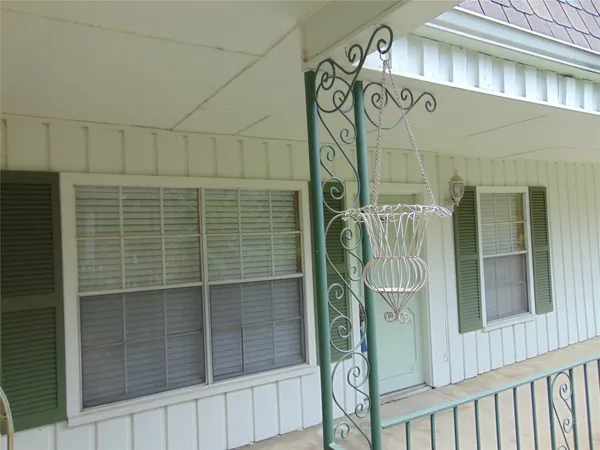 a front view of a building with entryway