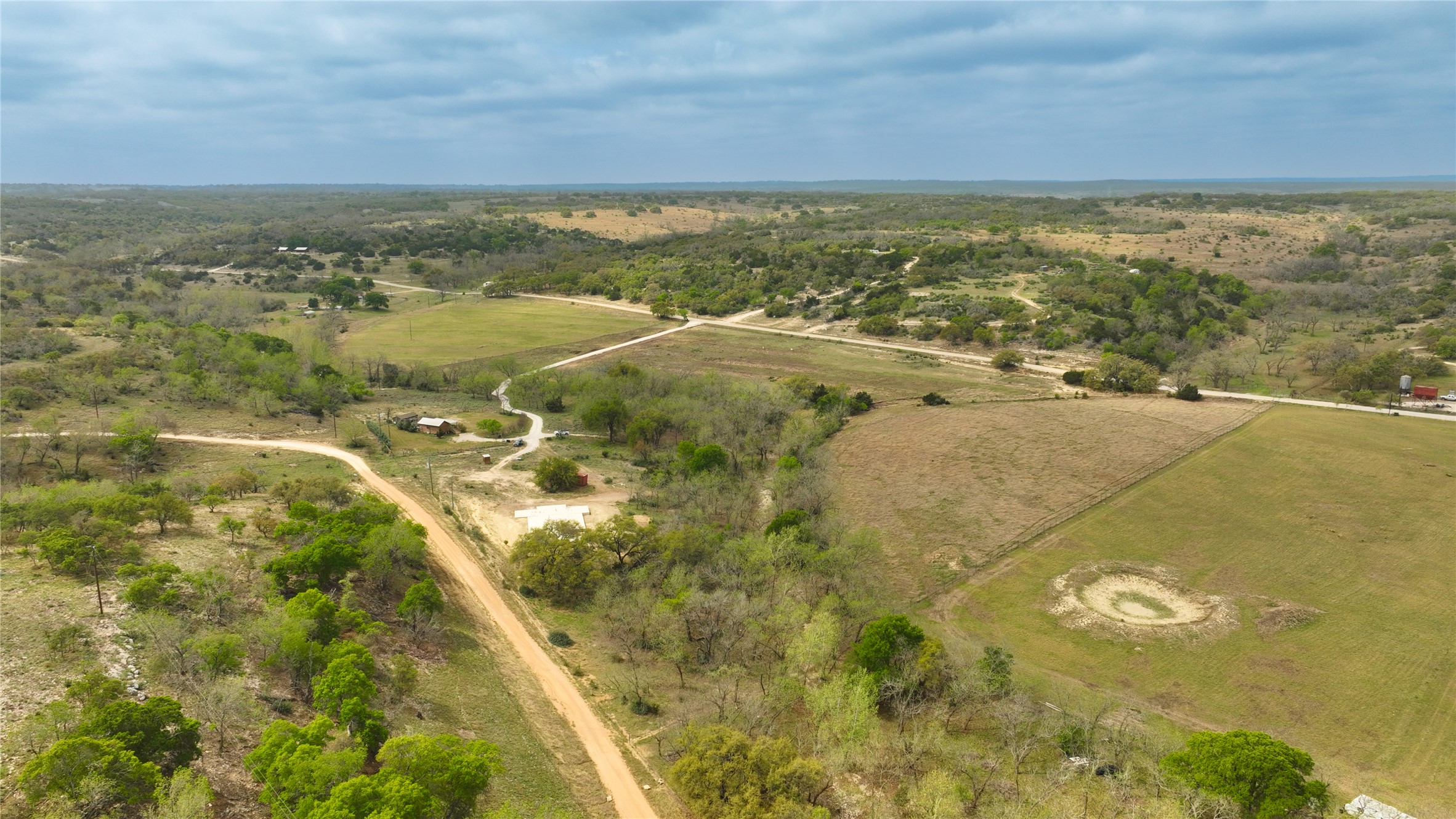 6980 Doss-Spring Creek Road Fredericksburg, TX 78624 - Photo 15 of 20 Additional aerial view of property showing surround Hill Country.