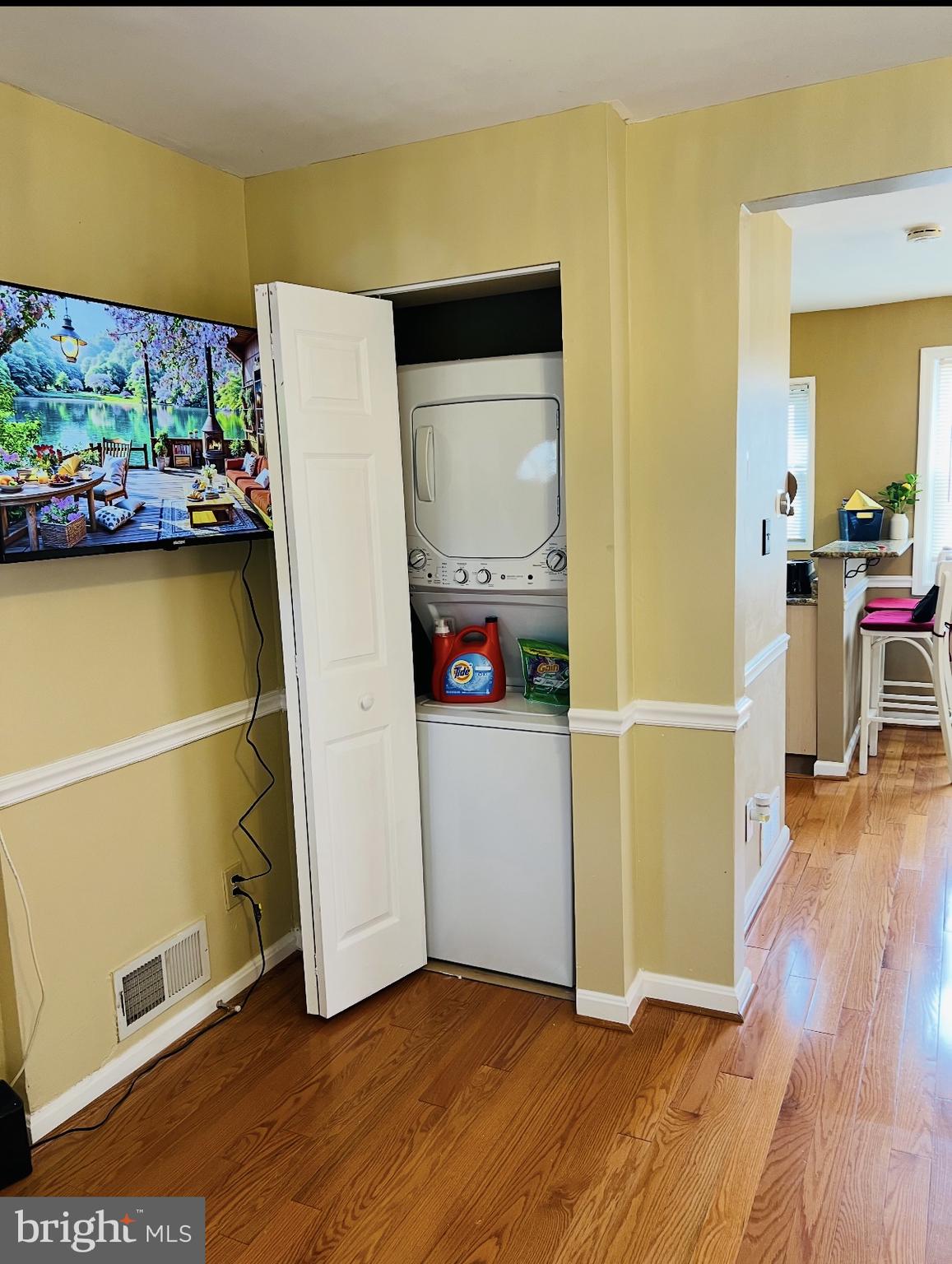 313 Nicholson Street Northeast Washington, DC 20011 - Photo 7 of 12 a view of a room with wooden floor