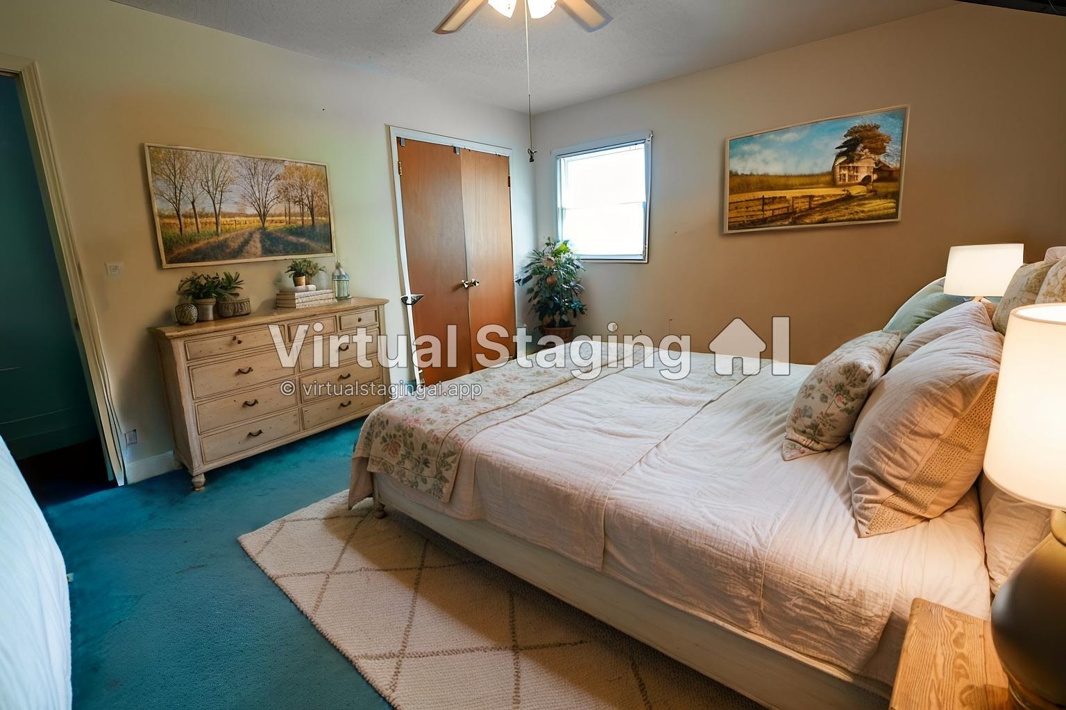 204 York Drive Gaffney, SC 29340 - Photo 24 of 33 Virtually staged bedroom