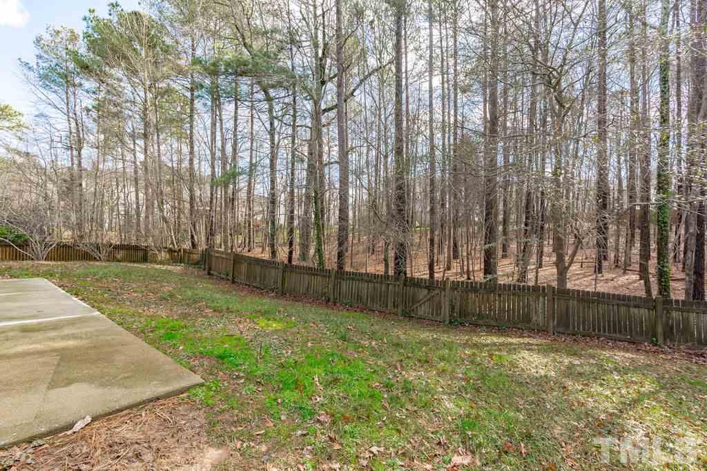 6823 Edwell Court Raleigh, NC 27617 - Photo 22 of 30 a view of backyard with green space