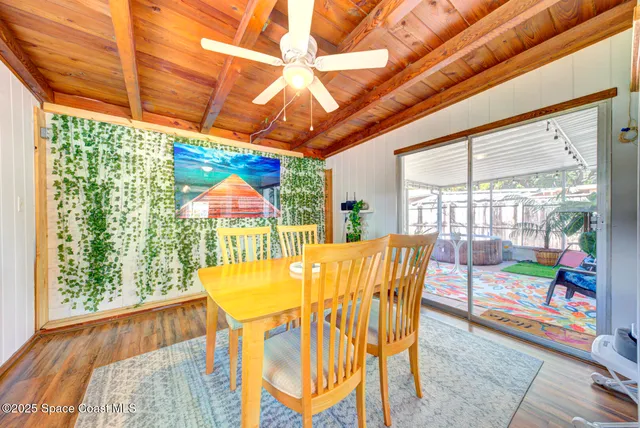 a outdoor view with a sitting space