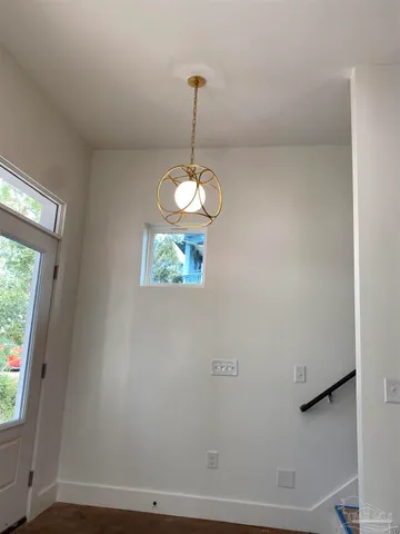 a view of wooden floor in a room