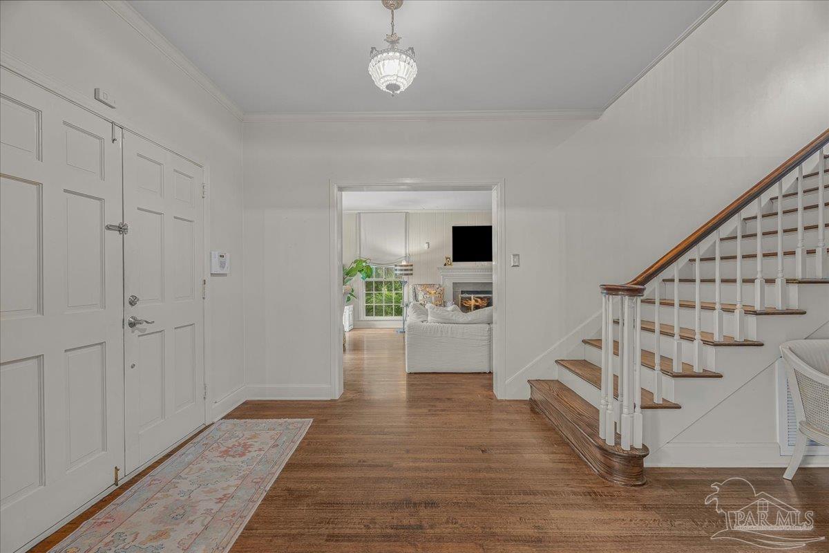 3361 Palermo Road Pensacola, FL 32503 - Photo 18 of 50 a view of entryway with wooden floor