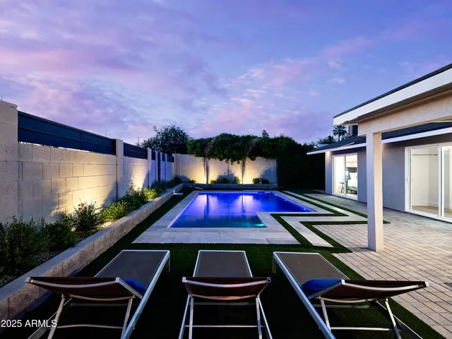 a view of a chairs and table in the terrace