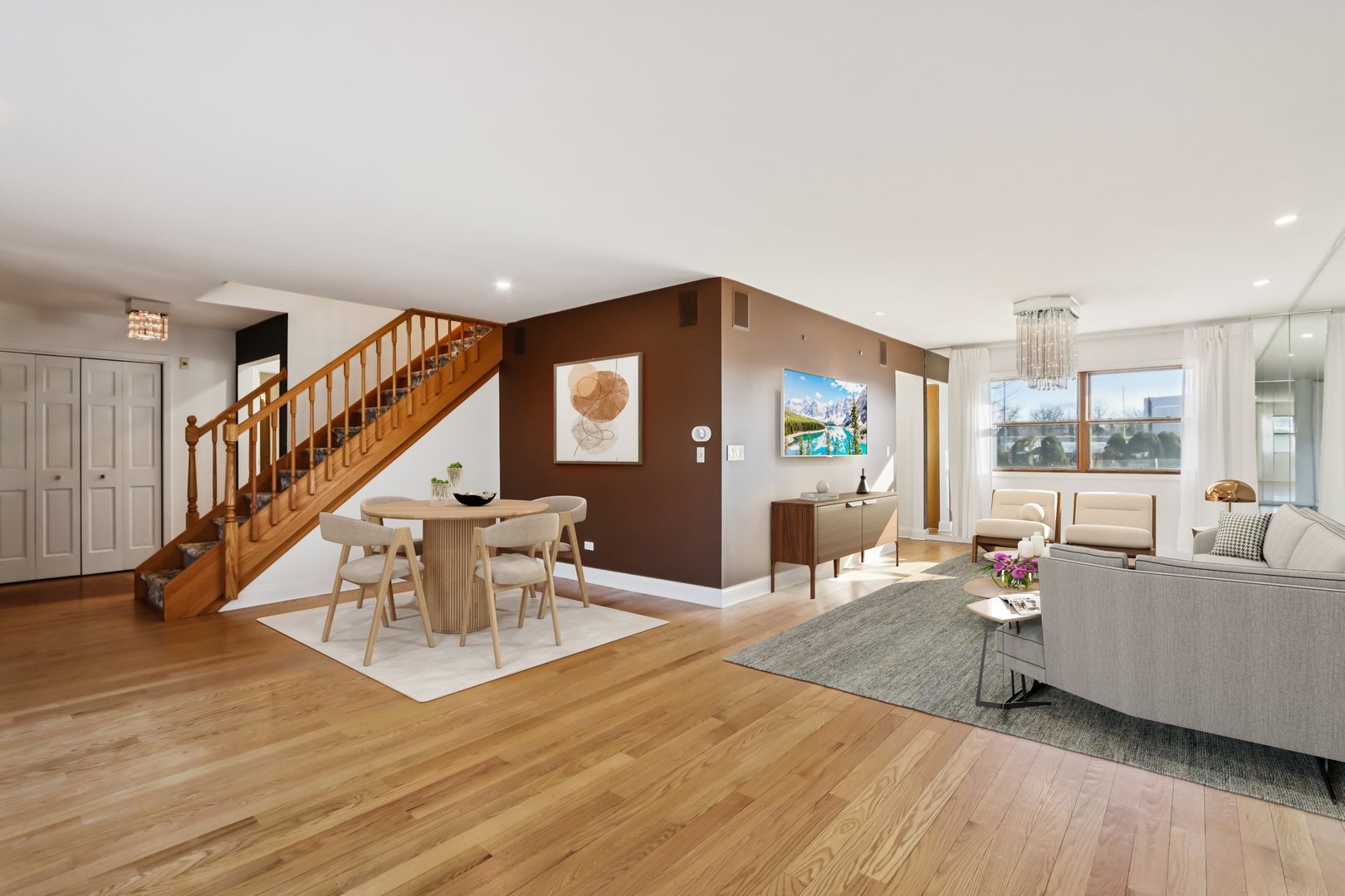 2019 East Avon Lane Arlington Heights, IL 60004 - Photo 4 of 58 a living room with furniture and wooden floor