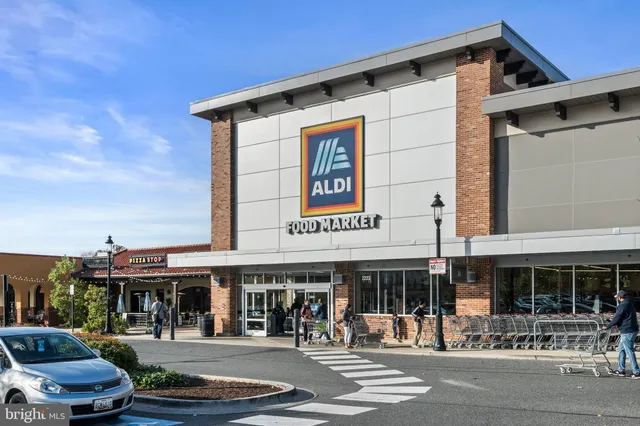 a front view of a building with street