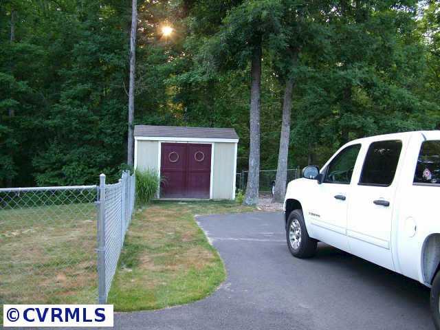 Other - oversized drive leads to storage shed with 30 amp RV service