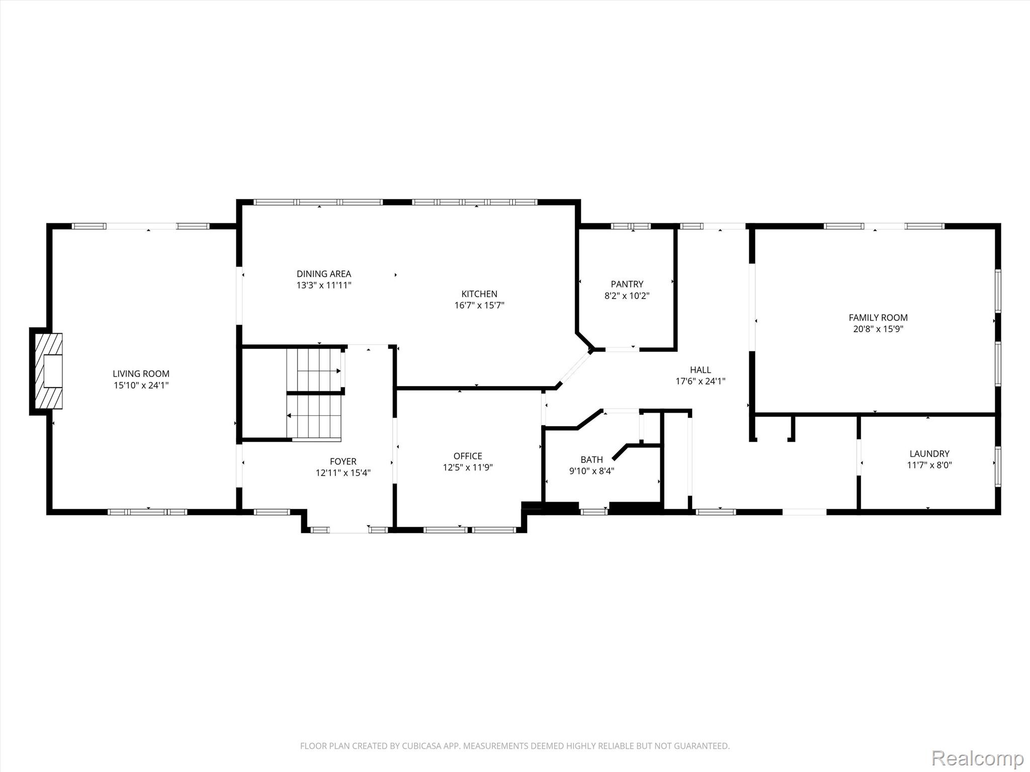 1185 Avon Circle West Rochester, MI 48309 - Photo 71 of 74 1st level floor plan