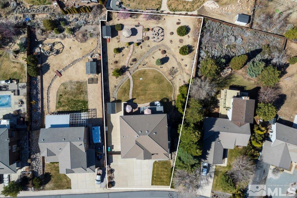 2225 Solitude Drive Reno, NV 89511 - Photo 36 of 40 an aerial view of multiple house with a yard