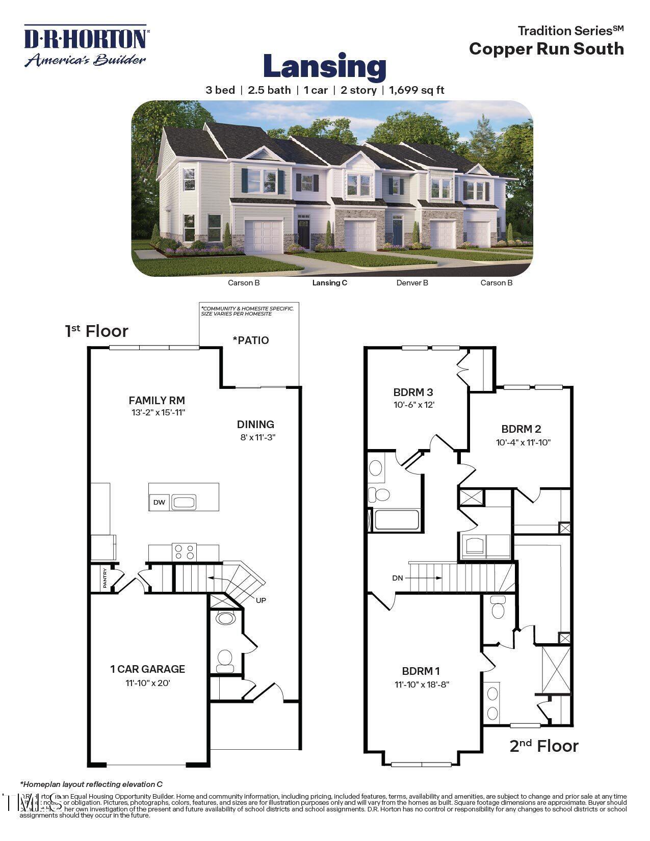 1827 Hinesley Road Durham, NC 27703 - Photo 29 of 36 Lansing - Tradition Series_ COPPER RUN S