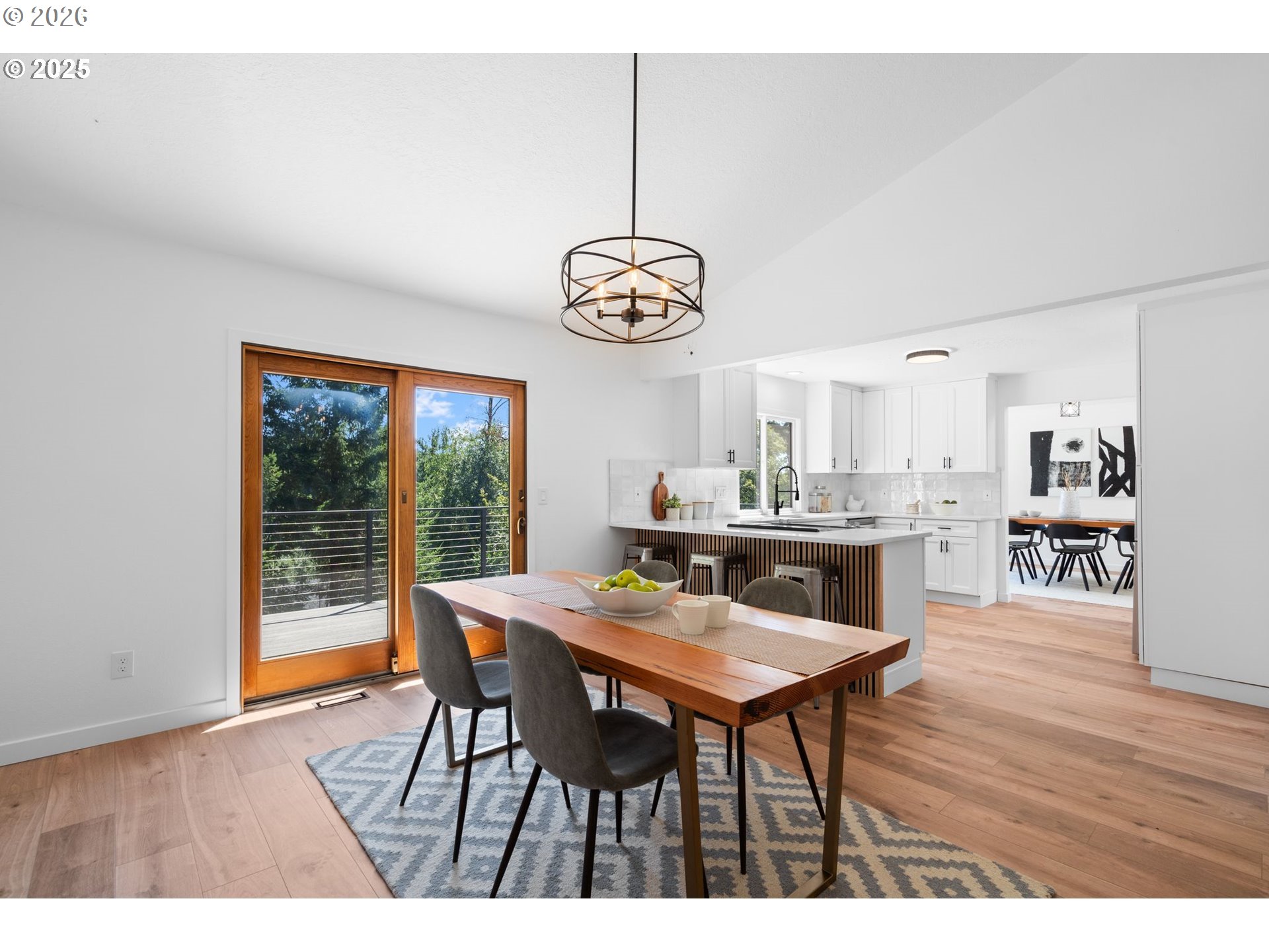 2 Falstaff Lake Oswego, OR 97035 - Photo 18 of 39 a view of a dining room with furniture window and wooden floor