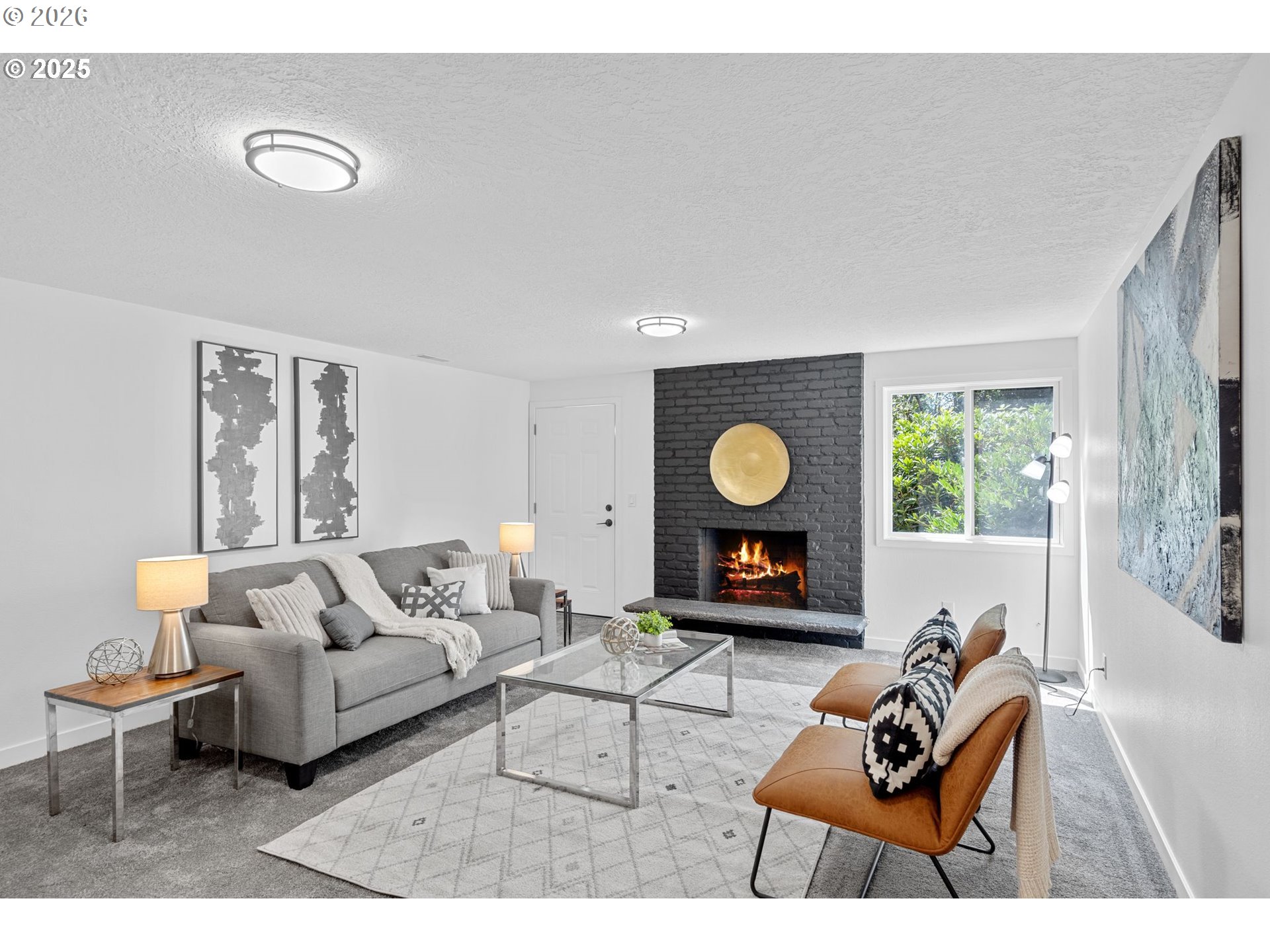 2 Falstaff Lake Oswego, OR 97035 - Photo 21 of 39 a living room with furniture and a flat screen tv