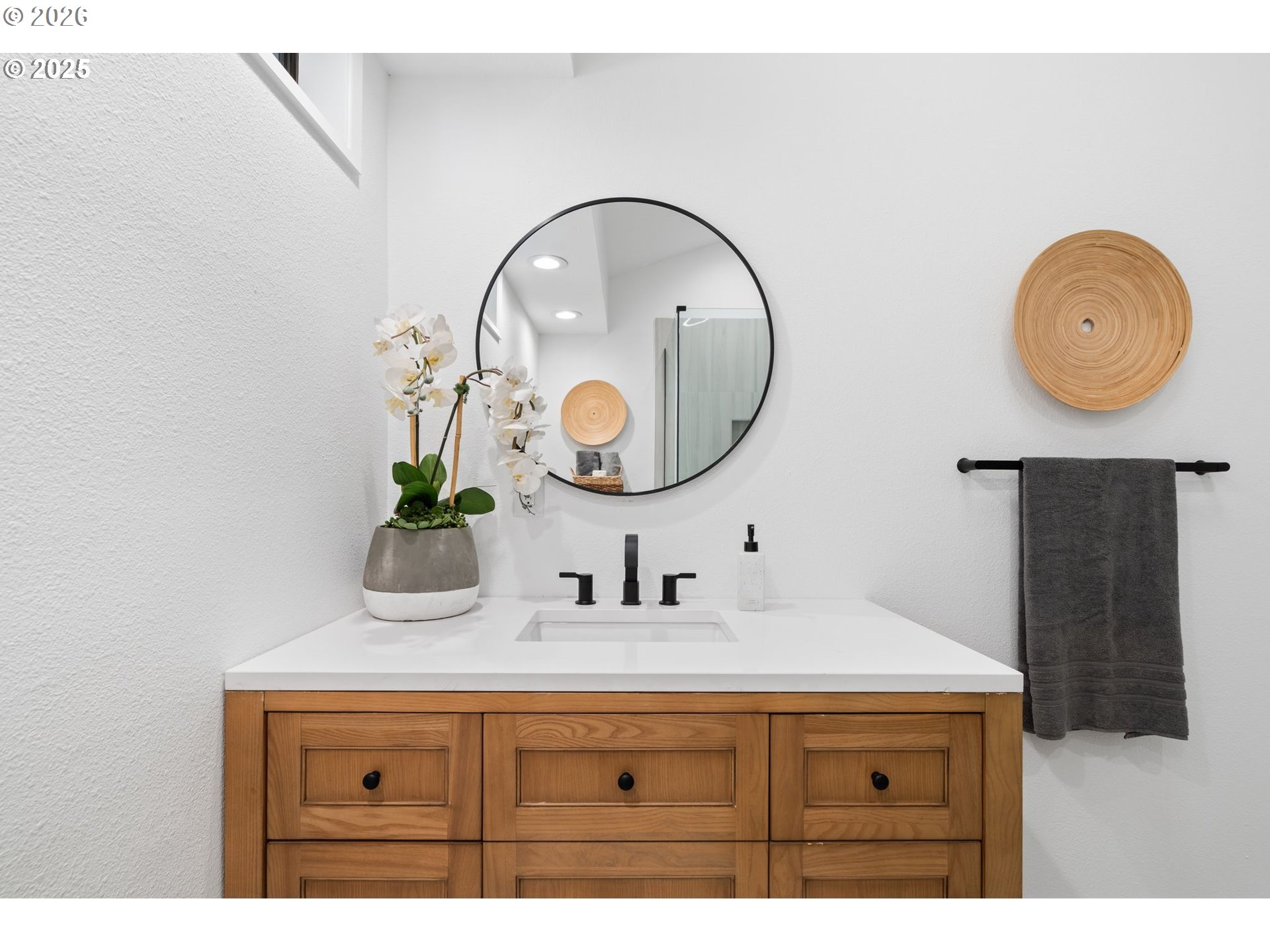 2 Falstaff Lake Oswego, OR 97035 - Photo 5 of 39 a bathroom with a sink and a mirror