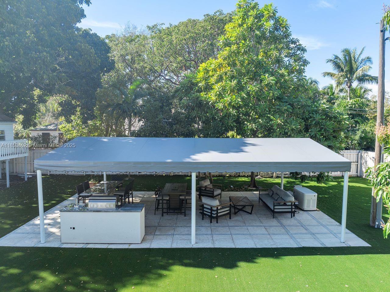 13000 Old Cutler Road Pinecrest, FL 33156 - Photo 25 of 43 an aerial view of a house with swimming pool garden and patio