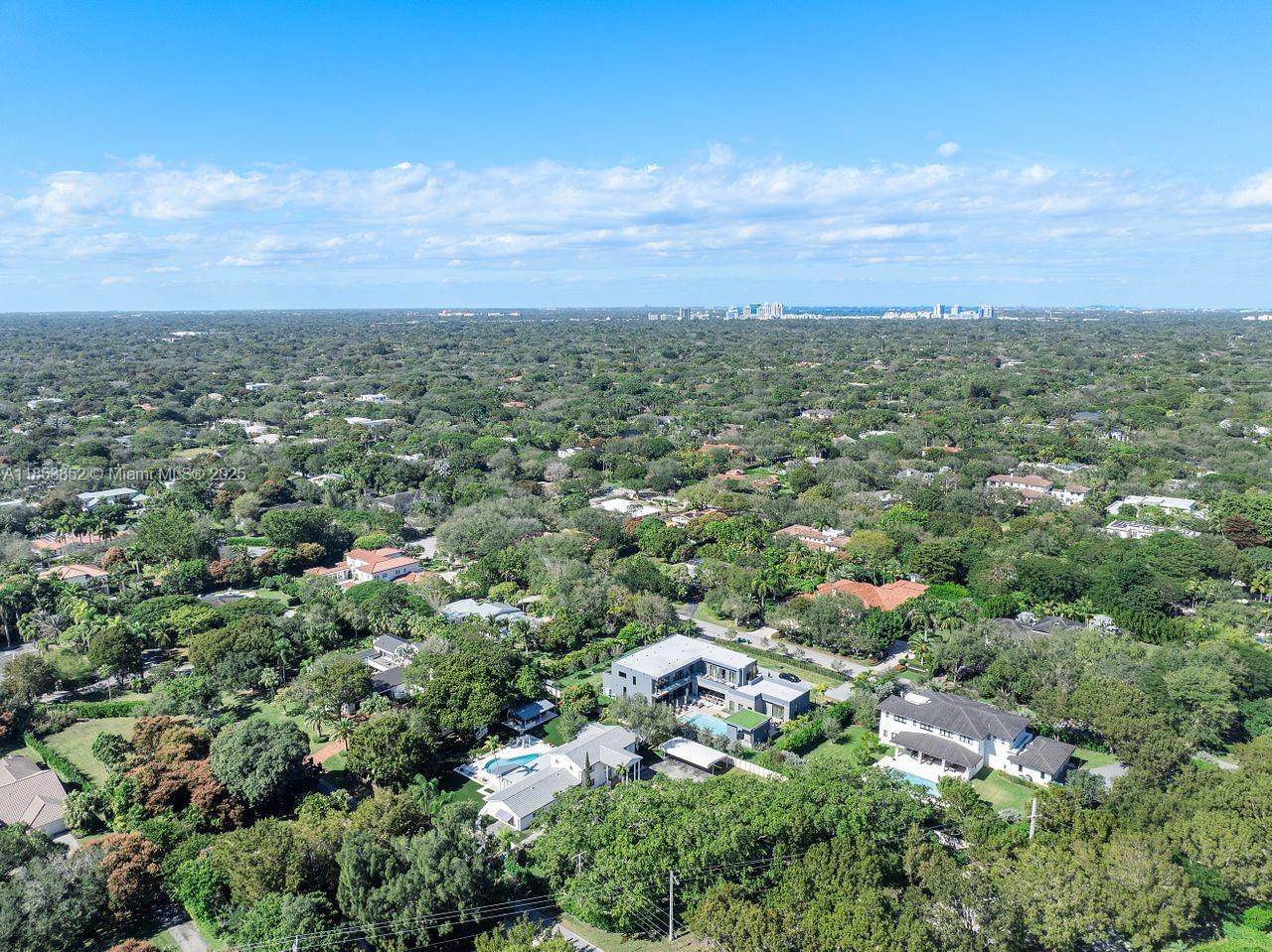 13000 Old Cutler Road Pinecrest, FL 33156 - Photo 42 of 43 an aerial view of residential houses with city view