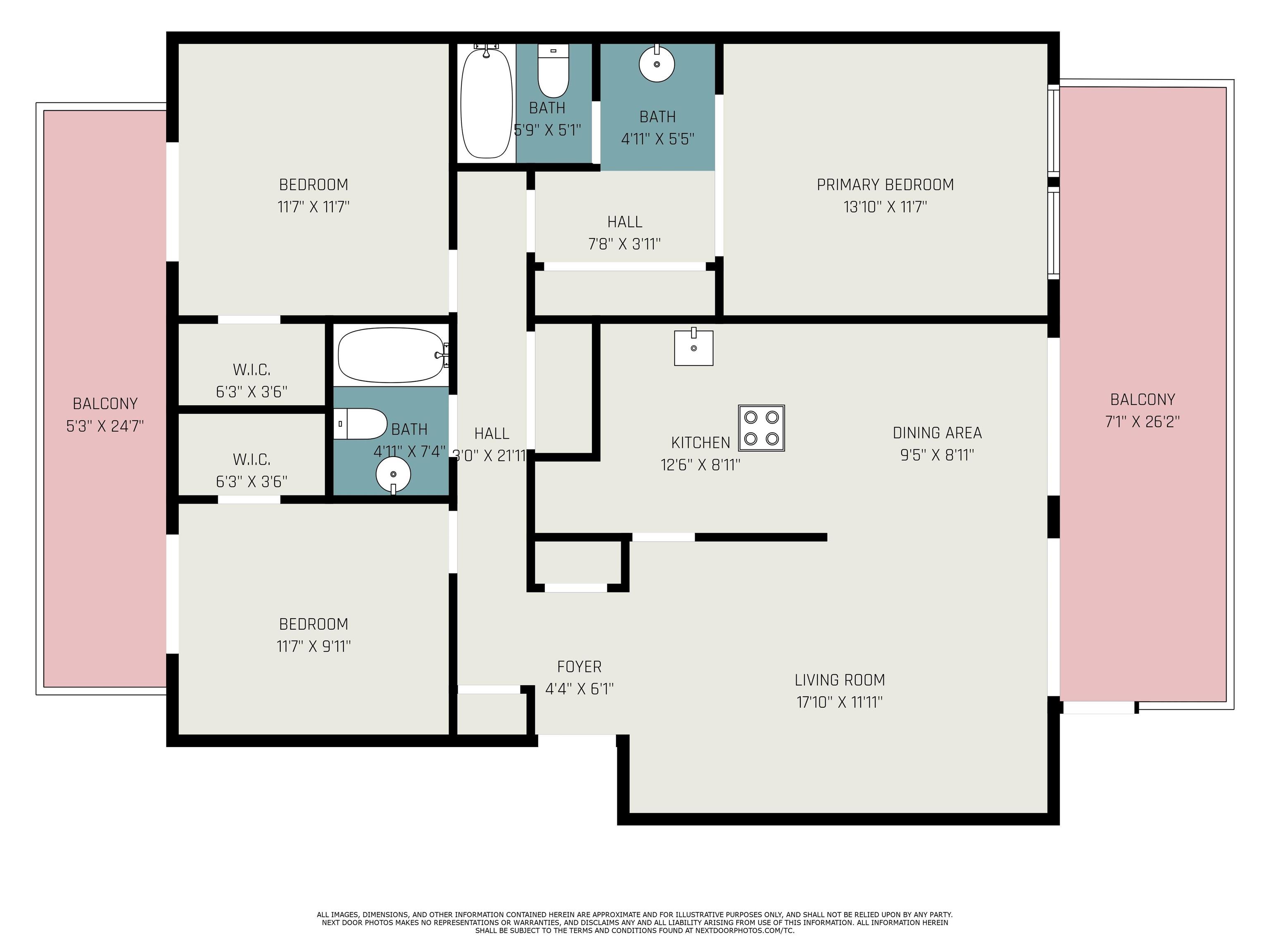 416 North Ocean Boulevard, Unit D14 Surfside Beach, SC 29575 - Photo 30 of 30 View of property floor plan