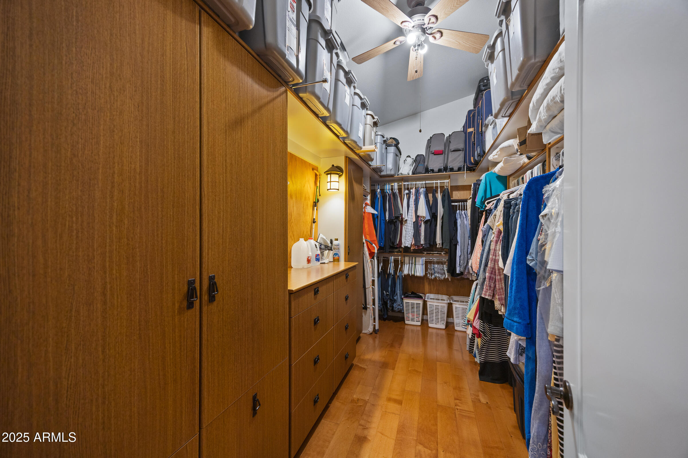 1111 West Lisa Lane Tempe, AZ 85284 - Photo 32 of 58 a view of hallway with wooden floor and stairs