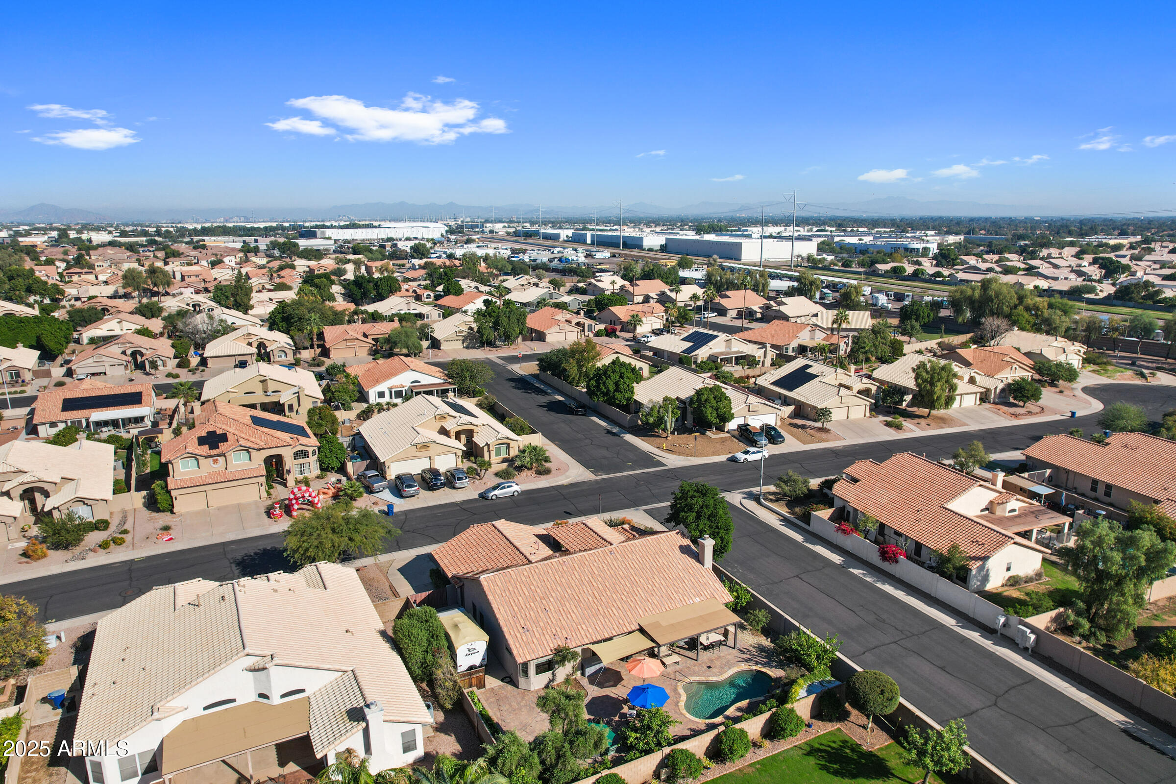 1111 West Lisa Lane Tempe, AZ 85284 - Photo 57 of 58 an aerial view of a city