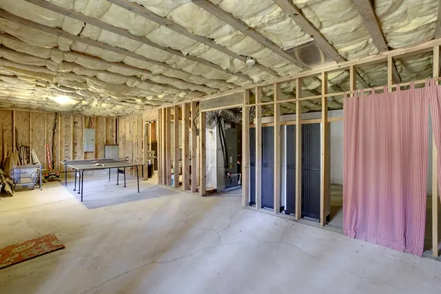 a view of a room with furniture
