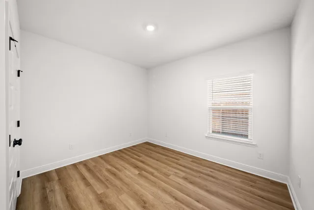 wooden floor in an empty room