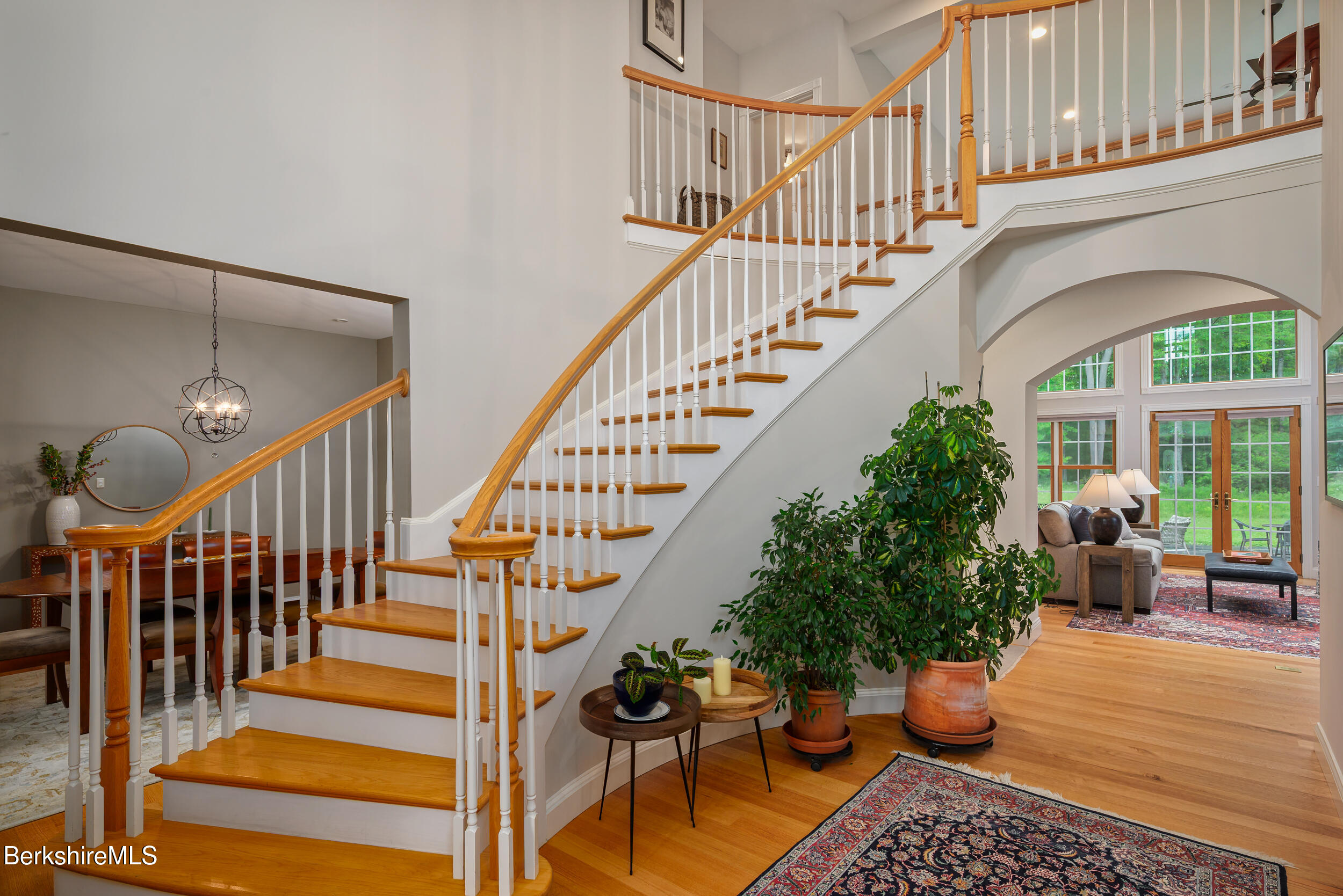 350 Sweet Farm Road Williamstown, MA 01267 - Photo 40 of 57 Curvved Staircase to Second Floor