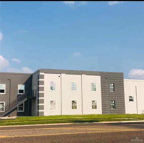 a view of a building entrance