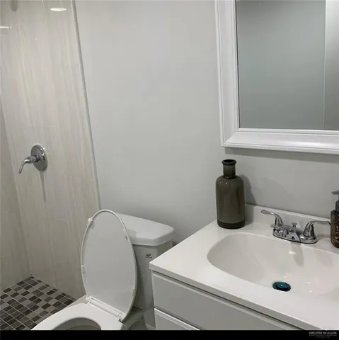 a bathroom with a sink and a toilet