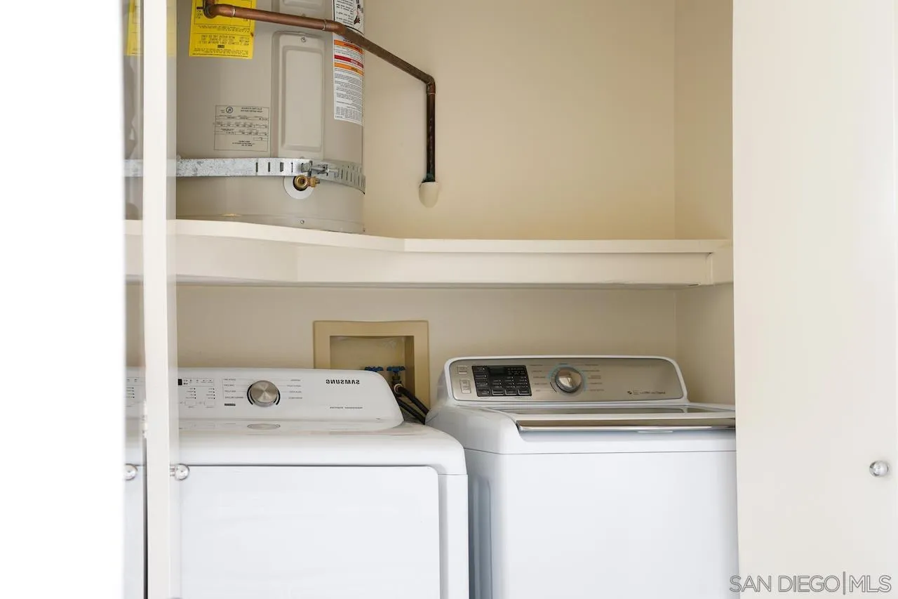 17161 Alva Road, Unit 3125 San Diego, CA 92127 - Photo 18 of 29 a utility room with dryer and washer