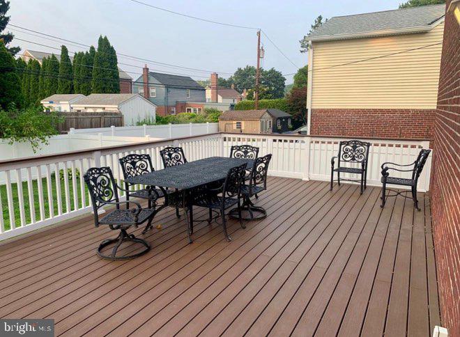 216 Wickford Road Havertown, PA 19083 - Photo 12 of 29 Spacious deck for outdoor gatherings.