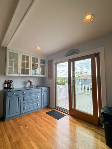 a bed room with a bed and a television