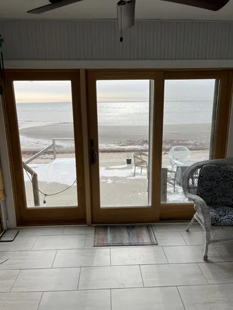 a view of front door