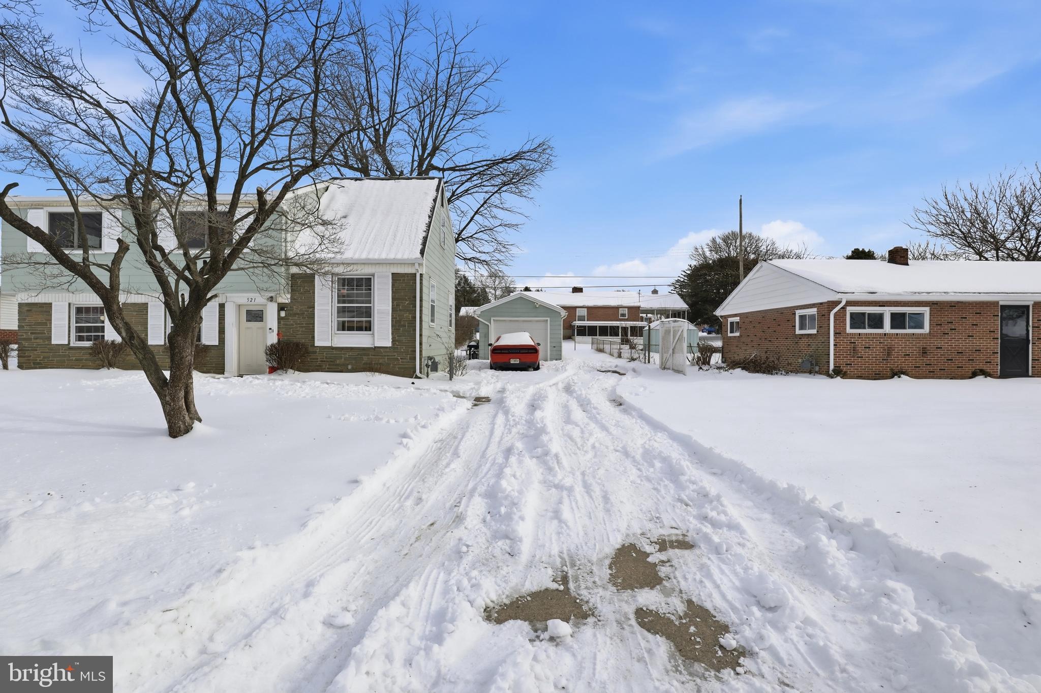 521 South Findlay Street York, PA 17402 - Photo 2 of 45 a view of a building with a snow in the yard
