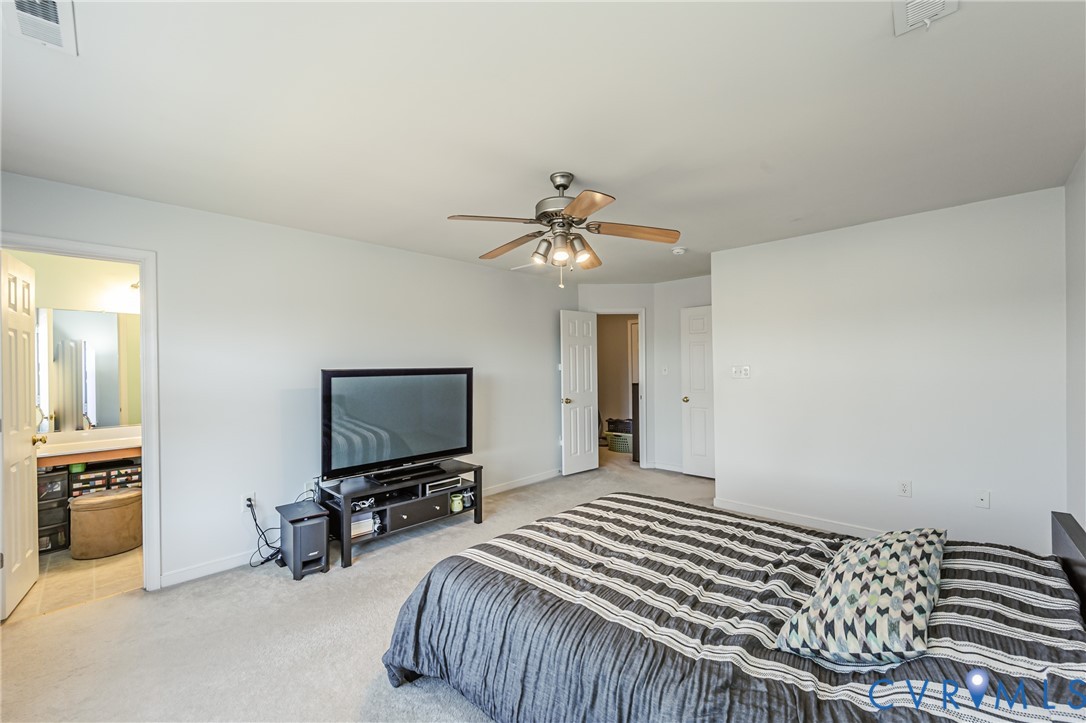 4070 Trisha Trail Midlothian, VA 23112 - Photo 23 of 40 Carpeted bedroom featuring ceiling fan and connect