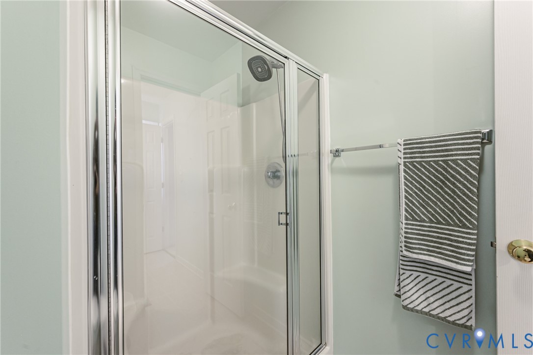 4070 Trisha Trail Midlothian, VA 23112 - Photo 30 of 40 Bathroom with a stall shower and radiator heating