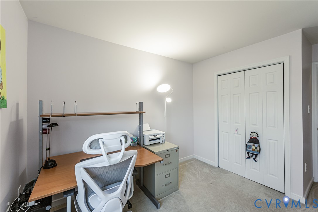 4070 Trisha Trail Midlothian, VA 23112 - Photo 37 of 40 Office with light carpet and baseboards