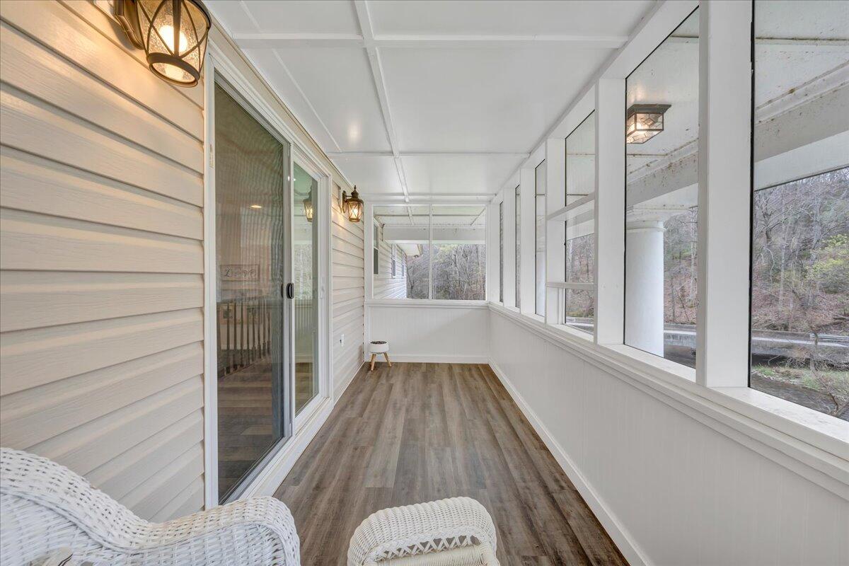 7415 Clear Fork Creek Road Bastian, VA 24314 - Photo 74 of 117 a view of a hallway with windows