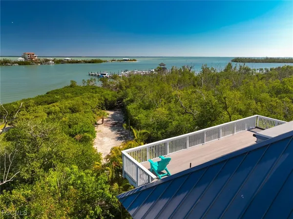 a view of a ocean from a balcony