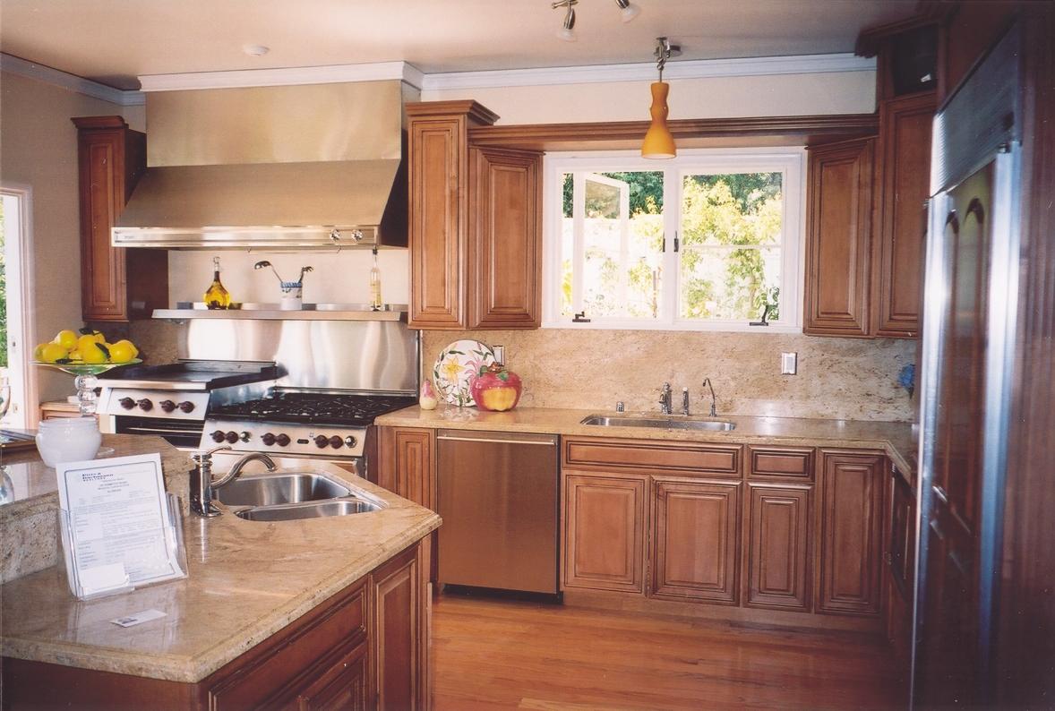161 Rametto Road Santa Barbara, CA 93108 - Photo 5 of 8 a kitchen with a stove a sink and a refrigerator