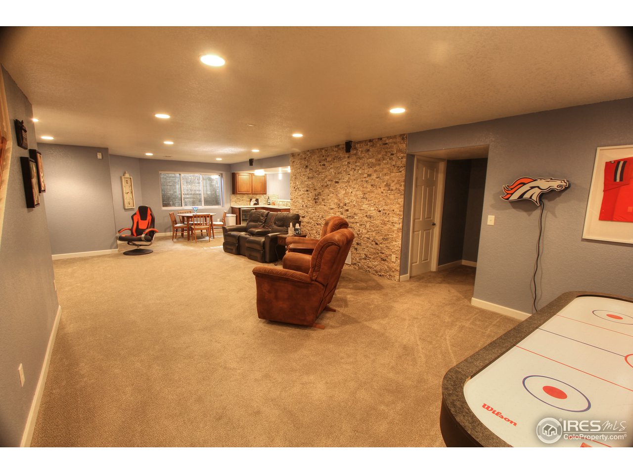 955 Cooper Hawk Road Eaton, CO 80615 - Photo 19 of 23 Basement Family Room